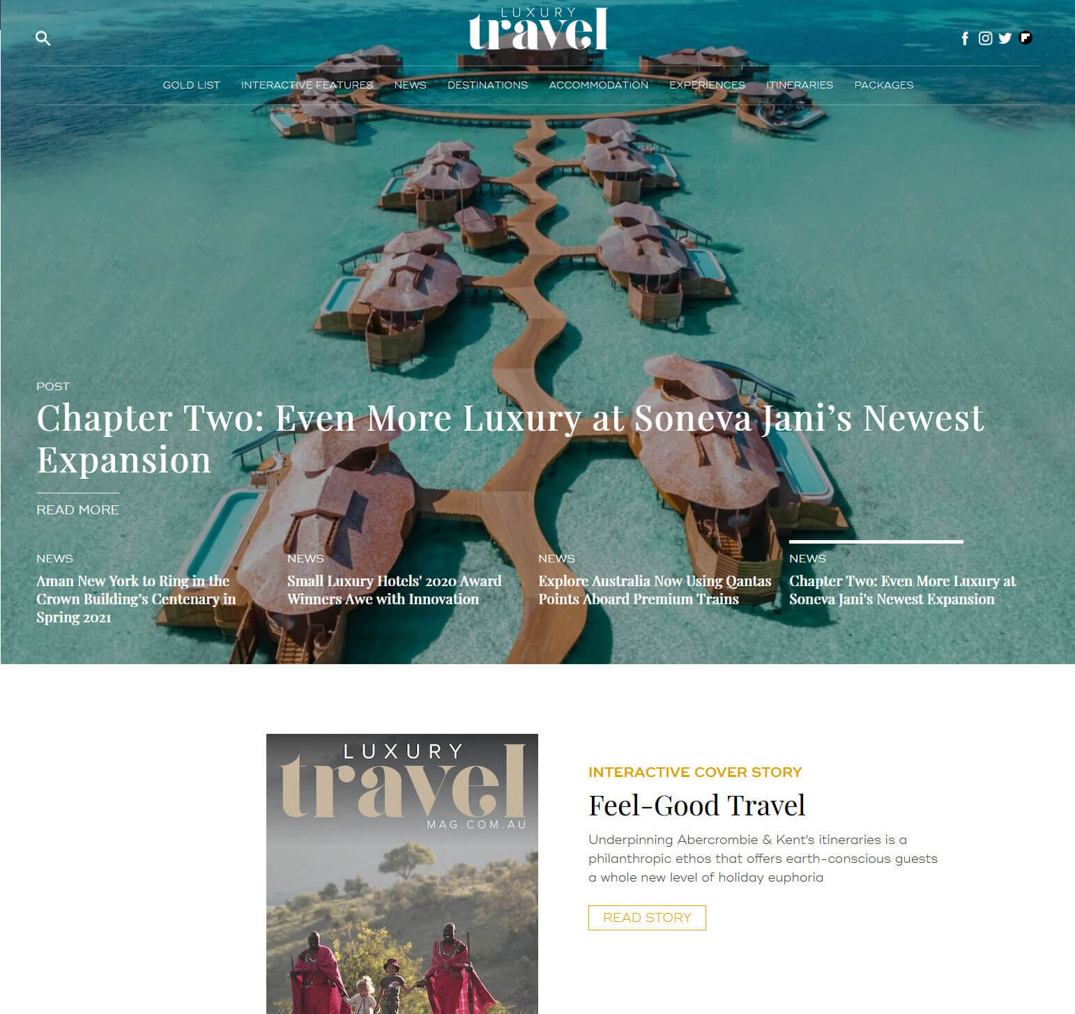 travel and luxury magazine the australian